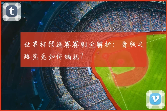 世界杯预选赛赛制全解析:晋级之路究竟如何铺就?