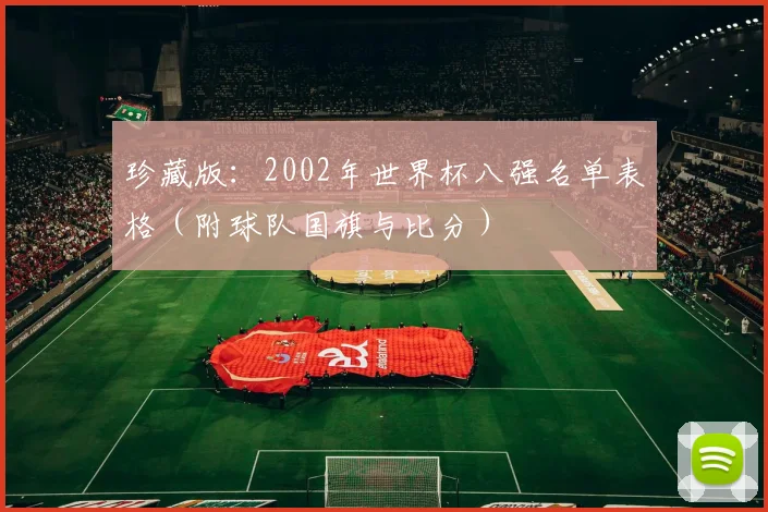珍藏版：2002年世界杯八强名单表格（附球队国旗与比分）